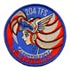 100% 204TFS Mystic Eagle Cartoon Embroidered Patches