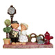 sweet bear lovers under the clock with name card holders 