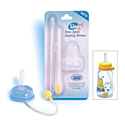 non spill safety straw set