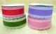 Non-woven Ribbons With Bright Powder And Flower Side