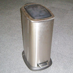 oblong one touch pedal bins