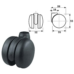 office chair castors 