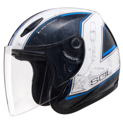 open face helmets