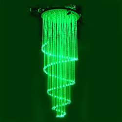 optic fiber chandeliers 