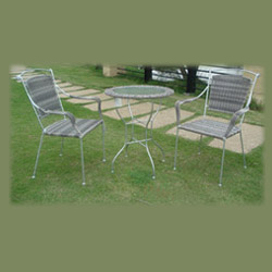 outdoor table and outdoor chair