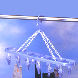 oval foldable hangers (home hardware) 