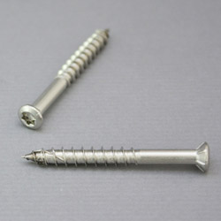 oval head hardwood screw 