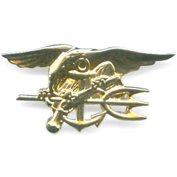 Pewter Badges (Seal Team Logo)