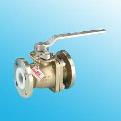 pfa lined 2-way ball valves 