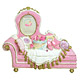 classic (elegant)victorian sofa with photo frames function 