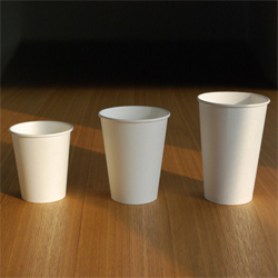 pla coated paper hot cups 