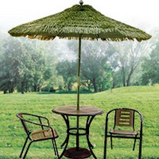 plastic grass thatch umbrellas 