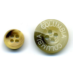 polyester sewing button 