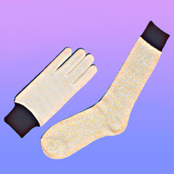 polypropylene metallic glove sock liner