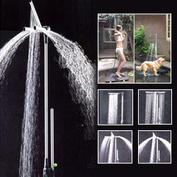 portable outdoor shower