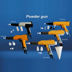 powder spray gun shell