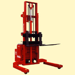 powered pallet stacker