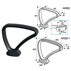 pp armrests (office chair parts)