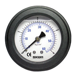 pp filled diaphragm pressure gauges 