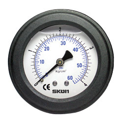 pp filled diaphragm pressure gauges