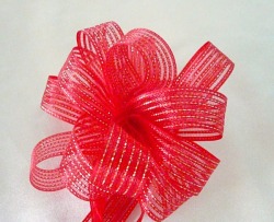 pull flower ribbons 