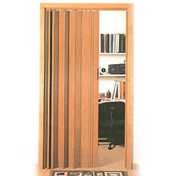 pvc double layer folding door