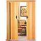 pvc double layer folding door 