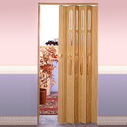 pvc double layer folding door