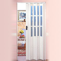 pvc double layer folding door 