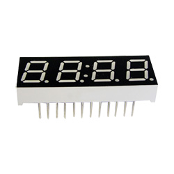 0.39" quadruple digit numeric displays