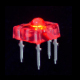 red 3mm flux light emitting diode 