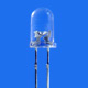 round blue led lamps 