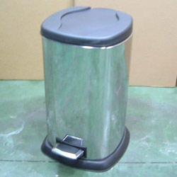 rounded straight square pedal bins 