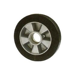 rubber wheel with aluminum core 