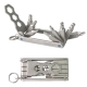 11PCS PORTABLE MULTI FOLDING WRENCH SET