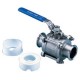 3PCS STAINLESS STEEL 316 BALL VALVE