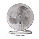 18" (45cm) Industrial Desk / Floor Fan