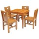 4 - PERSON DINNING TABLE WITH GERMANY CHAIR