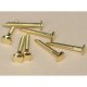 Brass Plated Oval Head RS Coating Nail