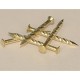 Brass Oval Head Screw Shank MQ Nail