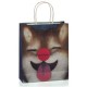 Paper Shopping Bag With Twisted Paper Handles