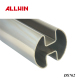 Stainless Steel Double Slot Round Tube