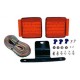 LED Under-80"Wide Submersible Trailer Light Kit