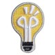 3D Puff Embroidered Lightbulb