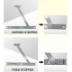 Heavy Duty Stainless Steel 2 Bar Hinges