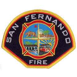 san fernando fire embroidered patches