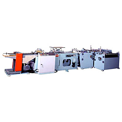 semi auto feed lamination and wrapping machine