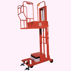 semi powered order picker stacker