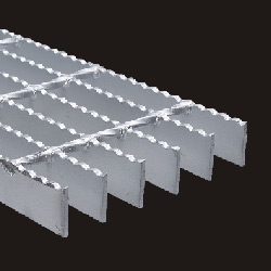 serrated grating