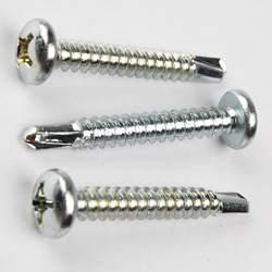 shallow pan head phillips self drilling screws